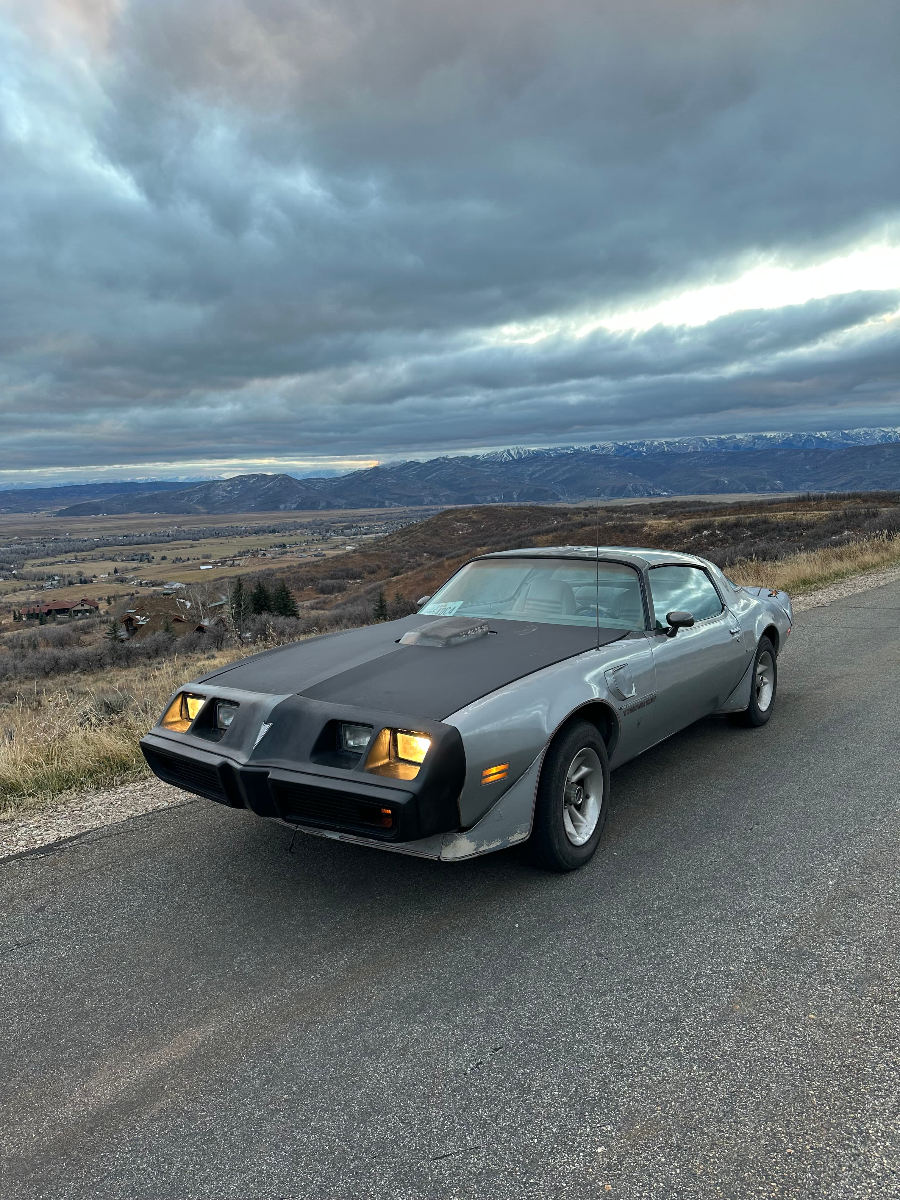 1979 Pontiac Trans Am at sunset
